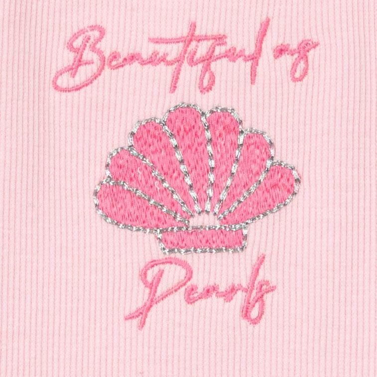 İnci Tütü Etekli Kız Bebek İkili Takım