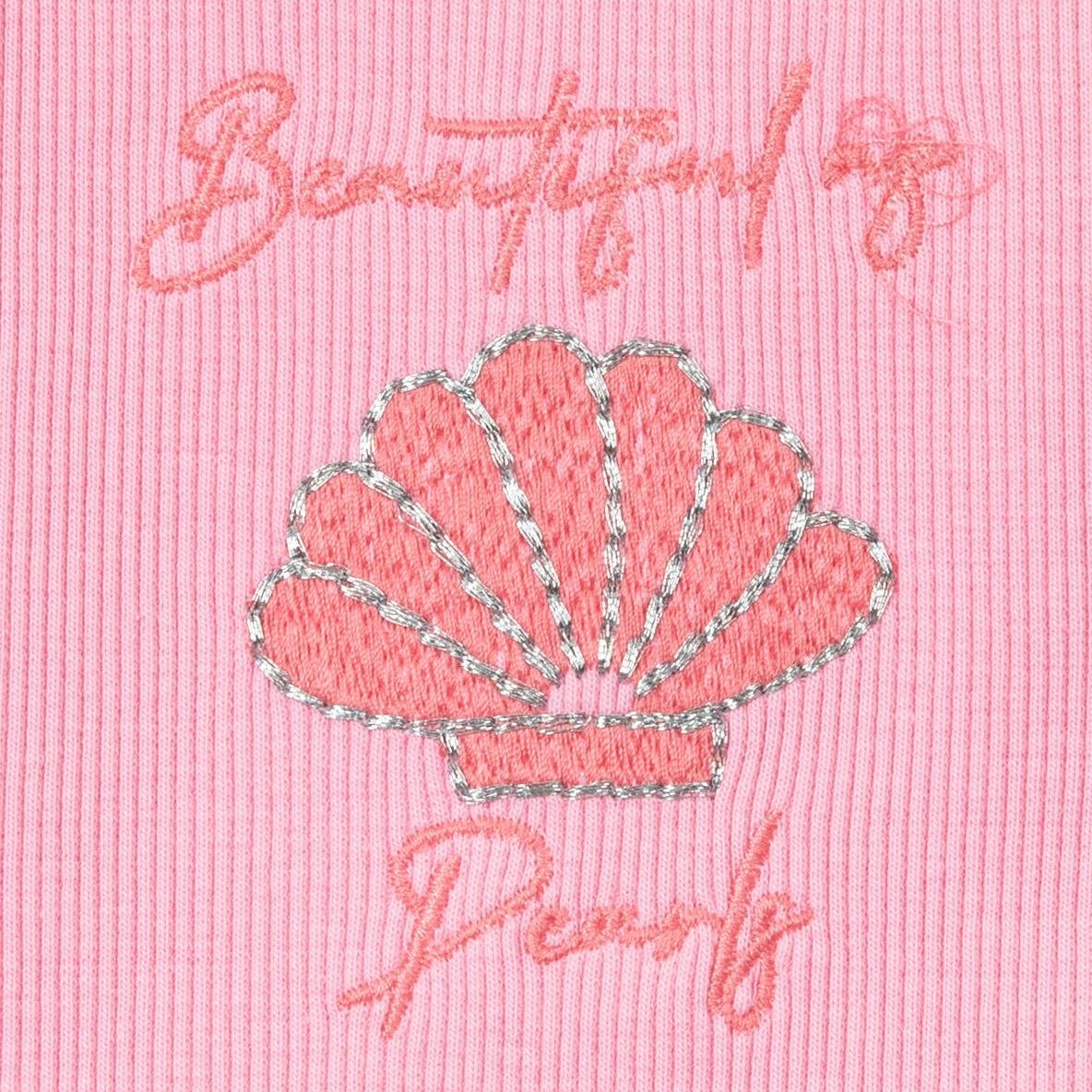 İnci Tütü Etekli Kız Bebek İkili Takım