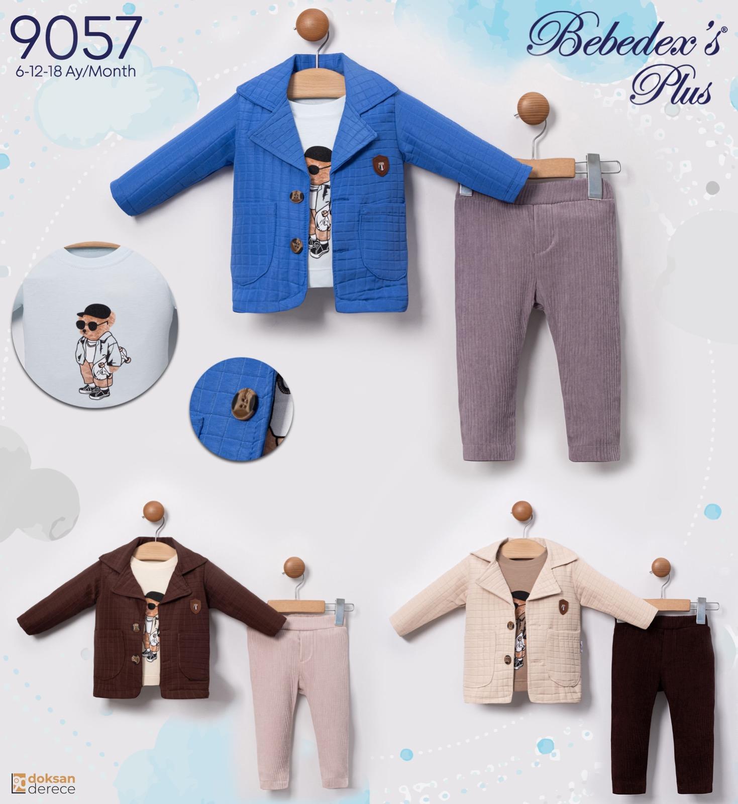 Jakar Kapitone Erkek Bebek Üçlü Takım