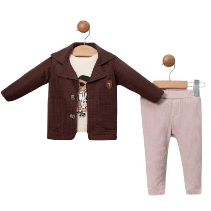 Jakar Kapitone Erkek Bebek Üçlü Takım