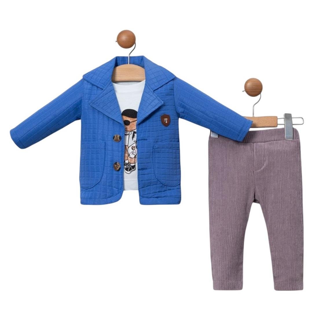 Jakar Kapitone Erkek Bebek Üçlü Takım