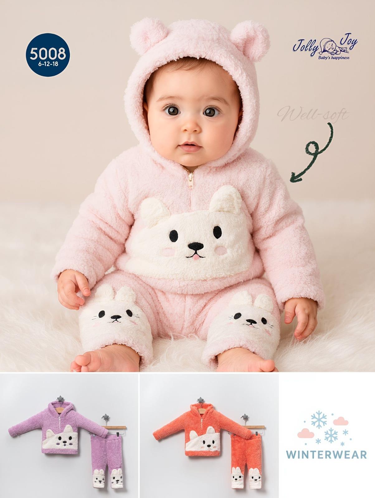 JOLLY JOY AYI NAKIŞLI WELSOFT KIZ  2Lİ TAKIM