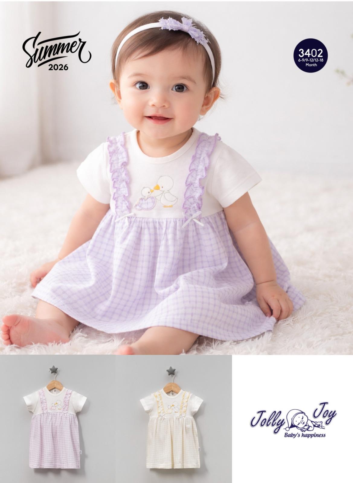 JOLLY JOY CİVCİV NAKIŞLI ELBİSE 6-18 AY