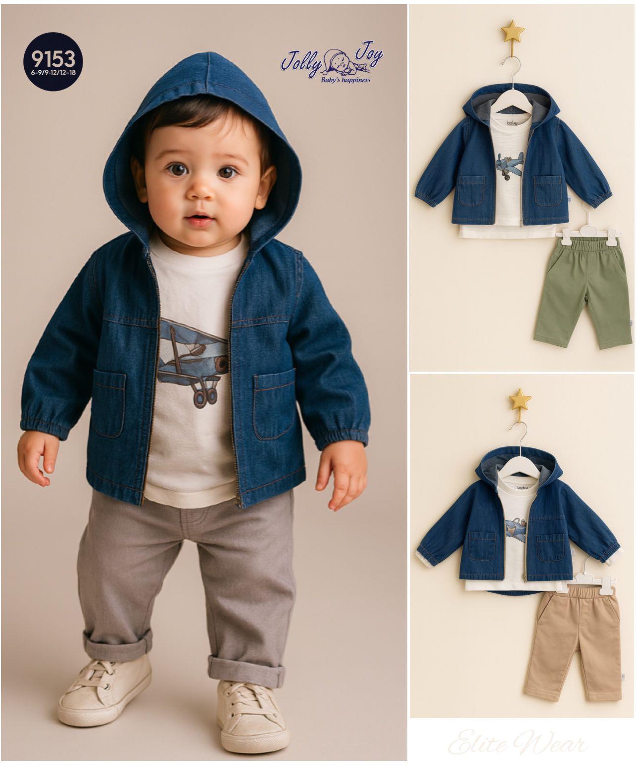 JOLLY JOY KOT MONTLU 3LÜ ERKEK TAKIM