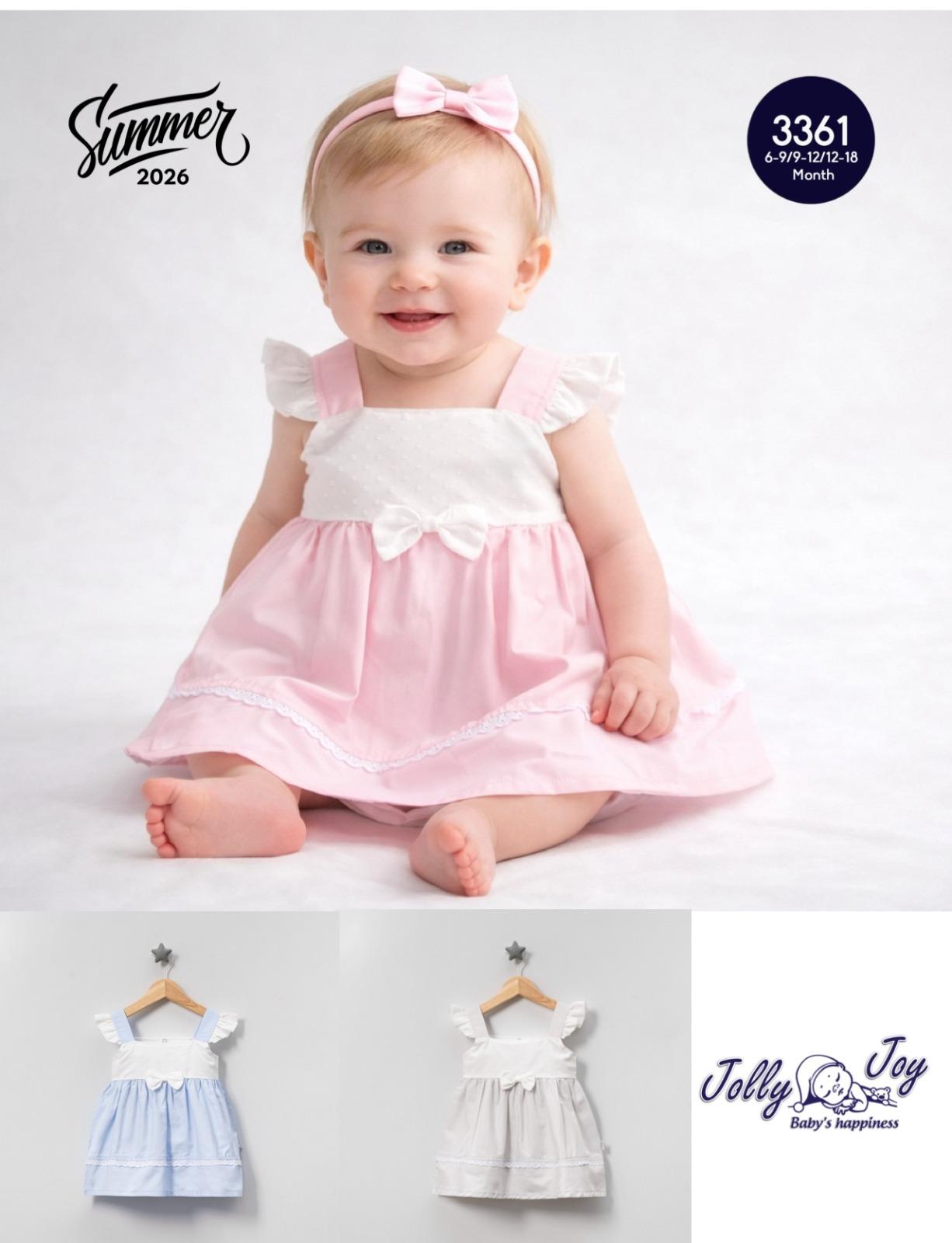 JOLLY JOY PETTY GİRL ELBİSE 0-9 AY