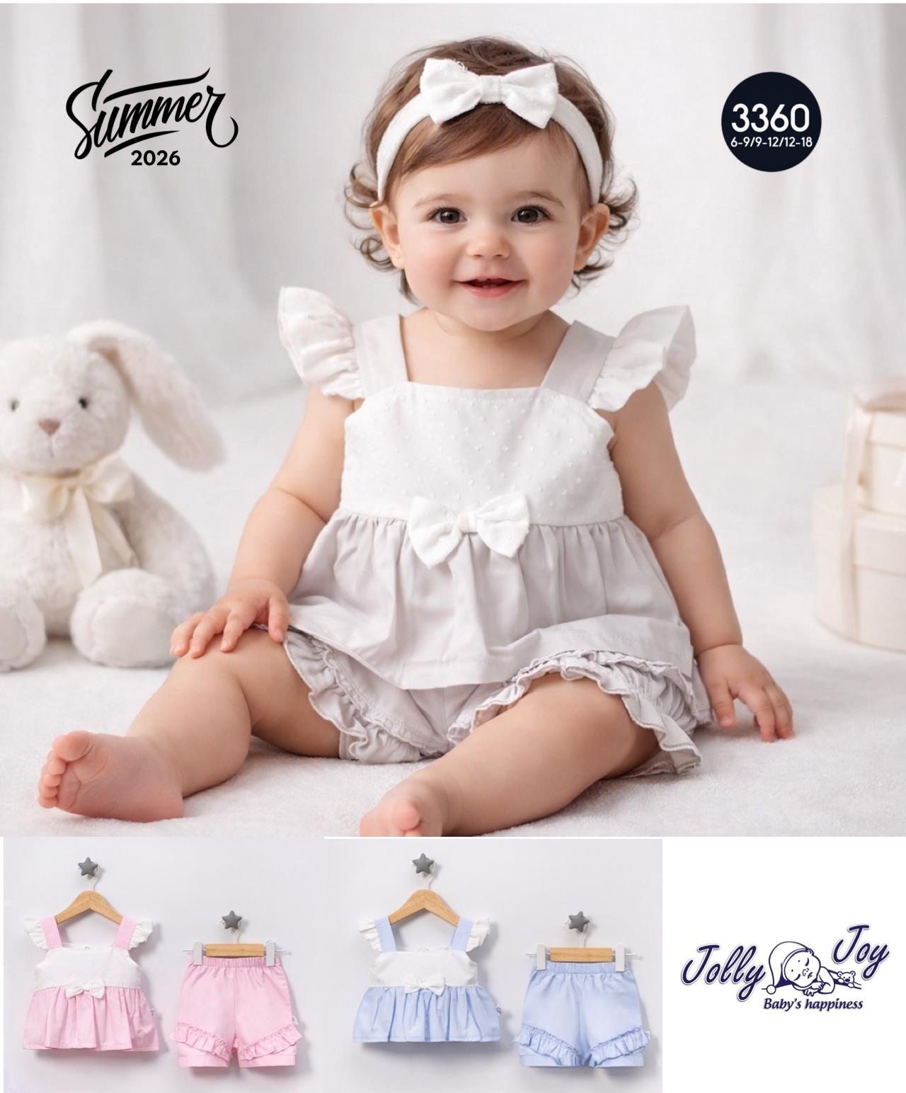 JOLLY JOY PRETTY GİRL KIZ 2 Lİ TAKIM 6-18 AY
