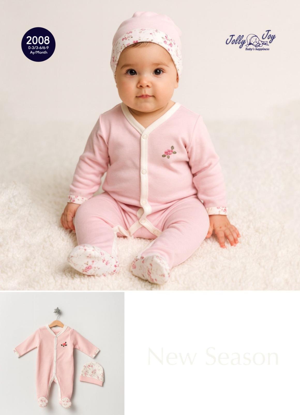 JOLLY JOY ŞAPKALI KIZ TULUM 0-9 AY