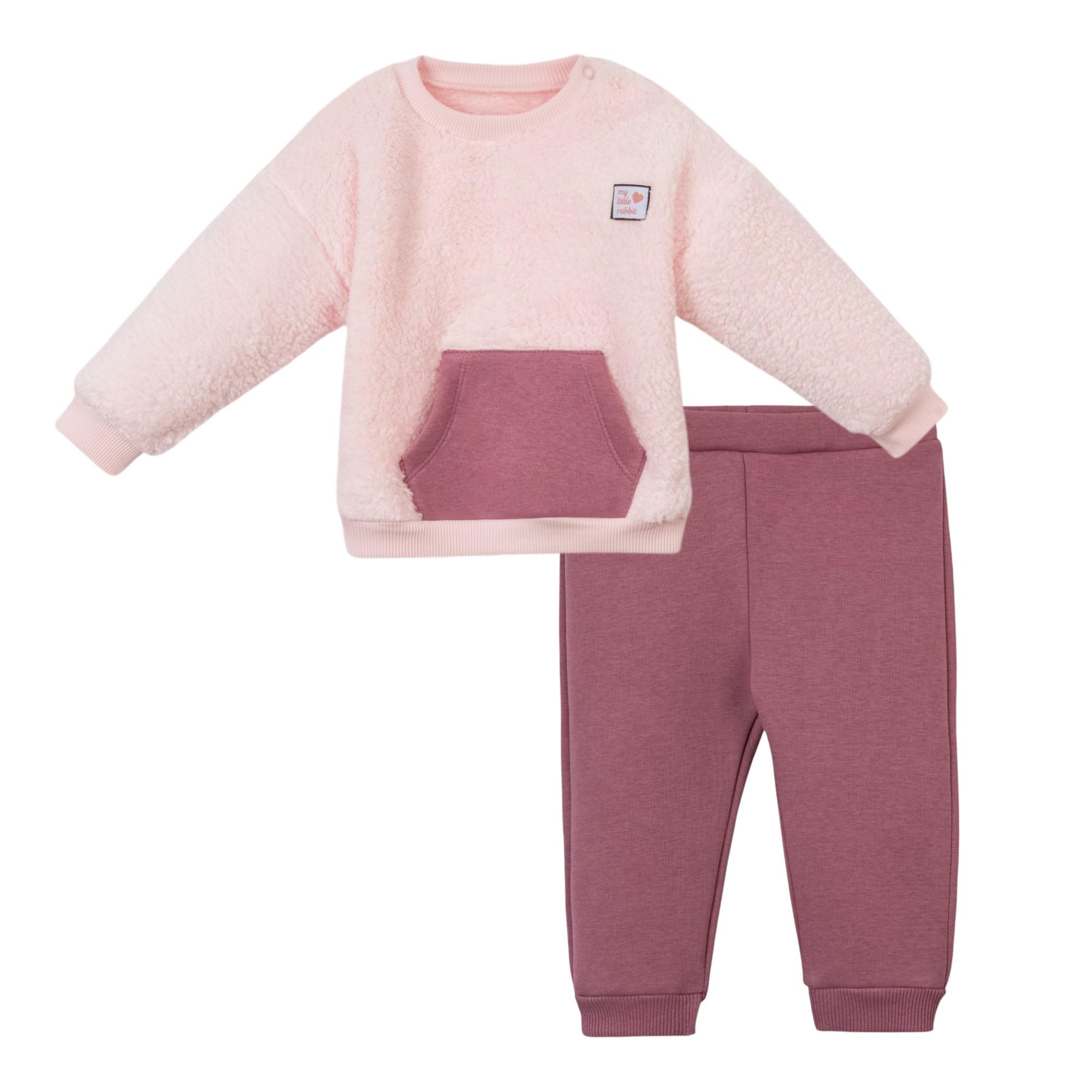 Kanguru Cepli Welsoft Kız Bebek İkili Takım