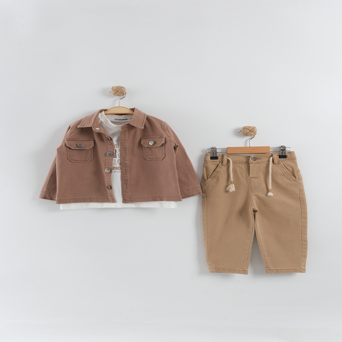 KARAVAN BEBE ERKEK ÇOCUK YAŞ 3 LÜ TAKIM