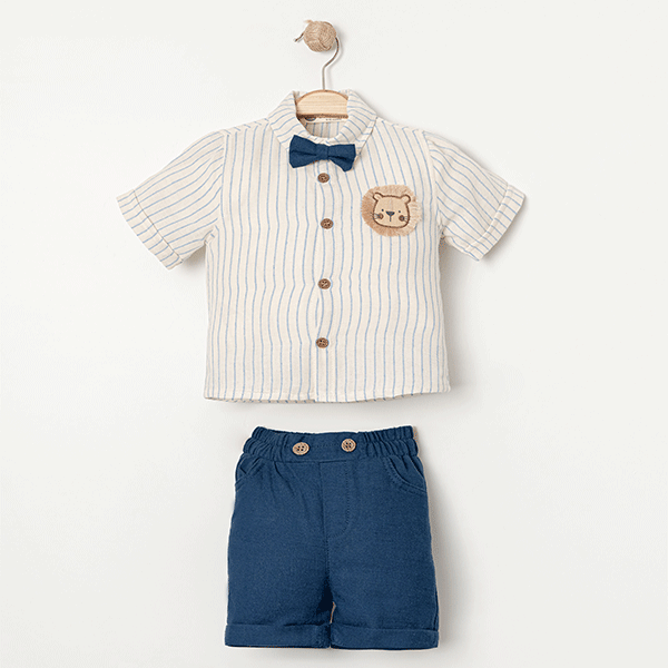 KARAVAN ERKEK BEBEK GÖMLEKLİ ŞORTLU TAKIM 6-24 M