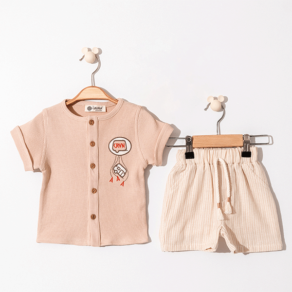 KARAVAN KIZ BEBEK 2 Lİ ŞORTLU TAKIM 6-24 M