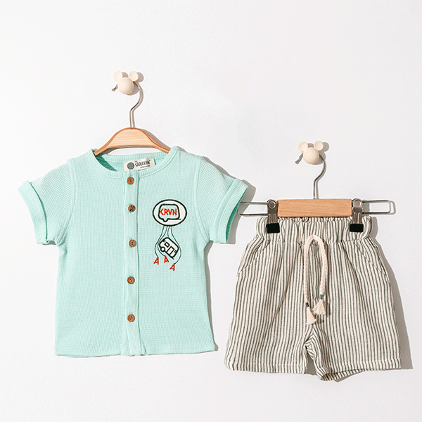 KARAVAN KIZ BEBEK 2 Lİ ŞORTLU TAKIM 6-24 M