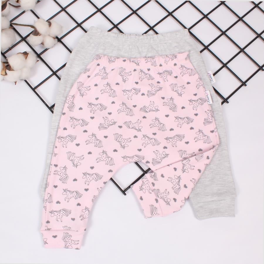 KARDELYA BEBE UNİCORN BASKILI KIZ BEBEK TEK ALT