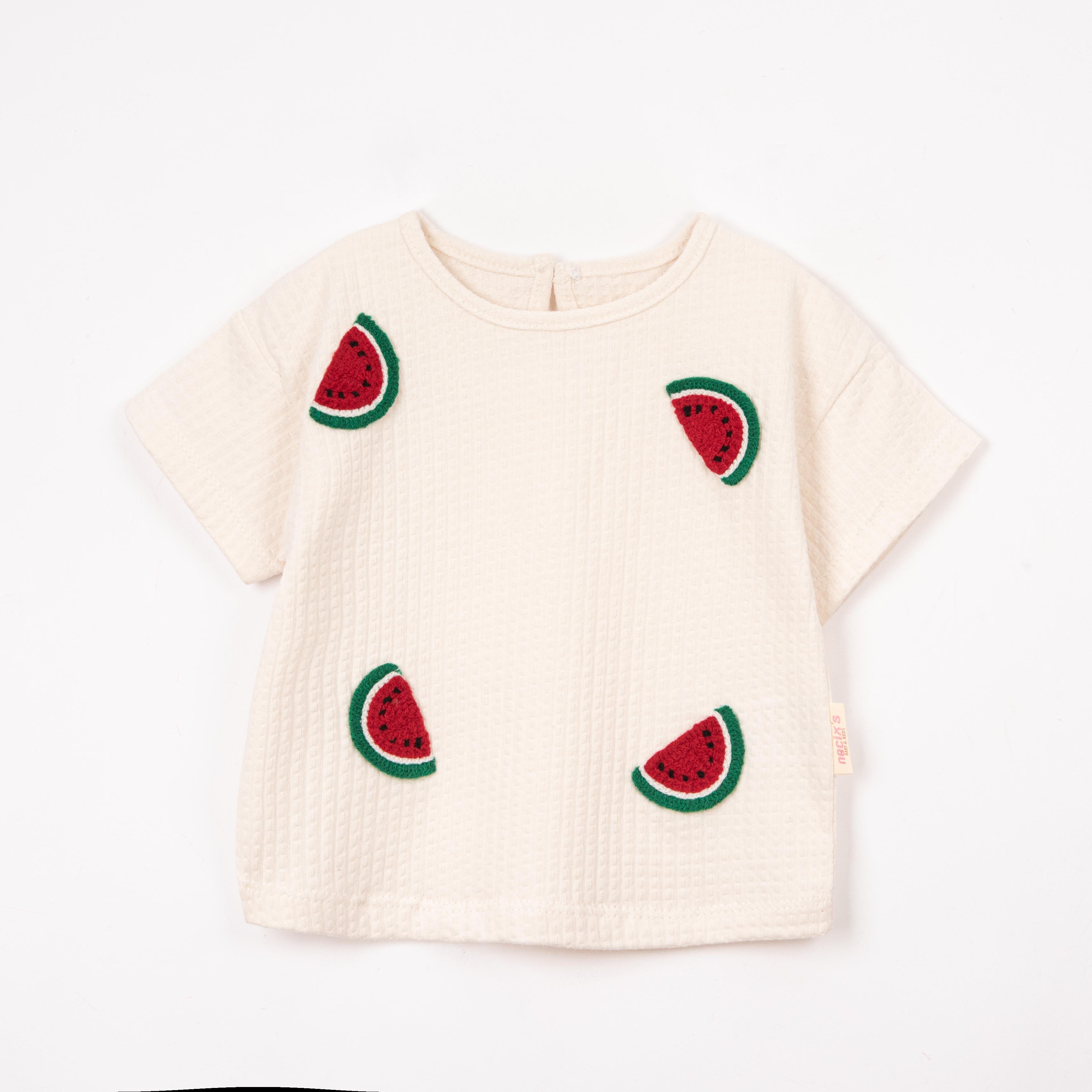 Karpuz Şortlu Kız Bebek İkili Takım