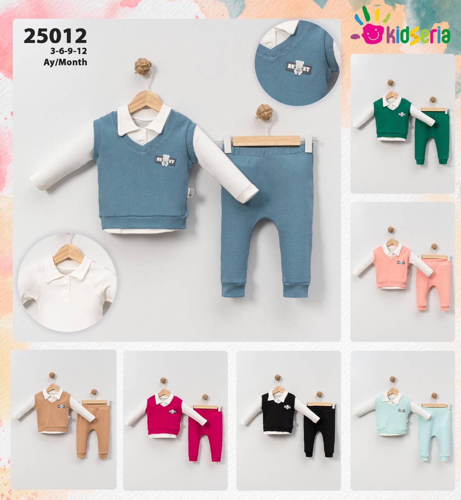 KİDSERİA KİDS KIZ BEBEK 3 LÜ TAKIM