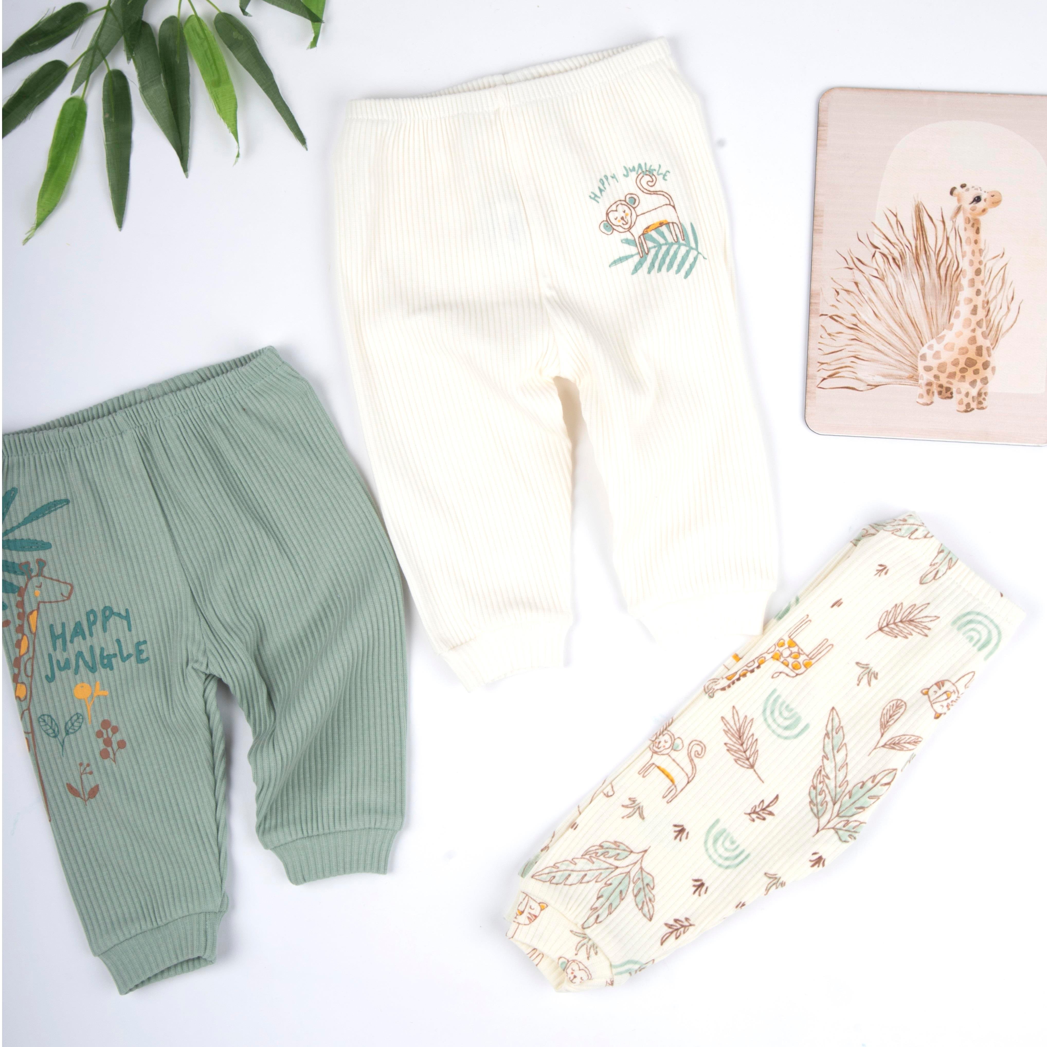 Kiev Erkek Bebek Manşetli  Üçlü Pantolon