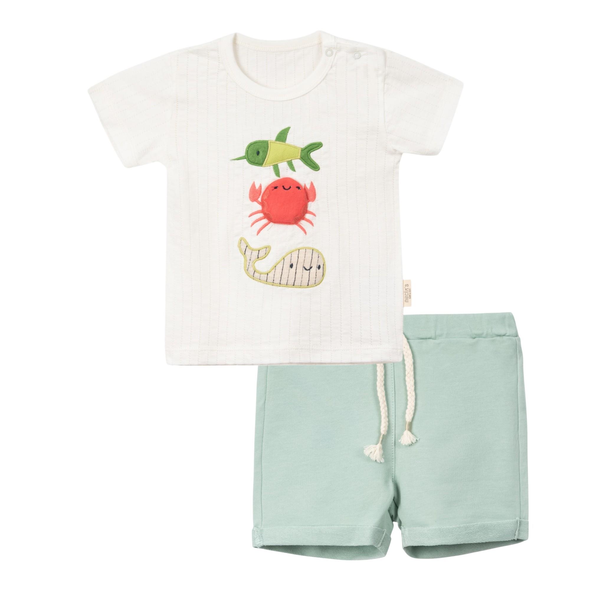 Köpek Balığı Erkek Bebek İkili Takım