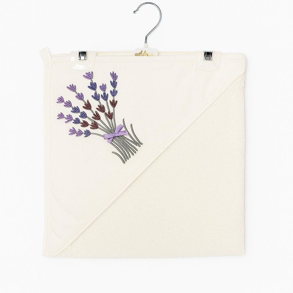 LAVANTA SİLGİ HAVLU KIZ BEBEK