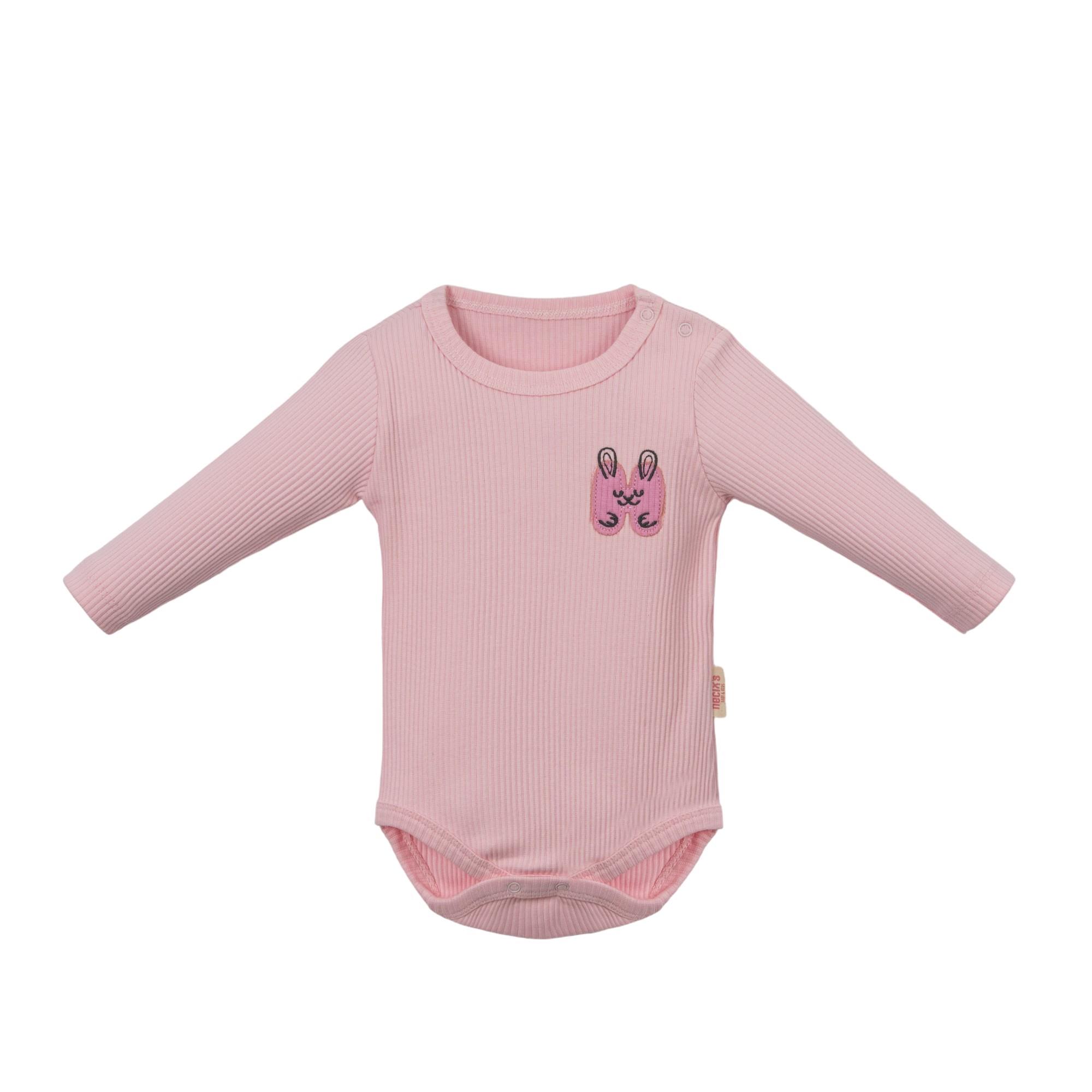 Letter Animal Figürlü Erkek Bebek Bodyli Takım