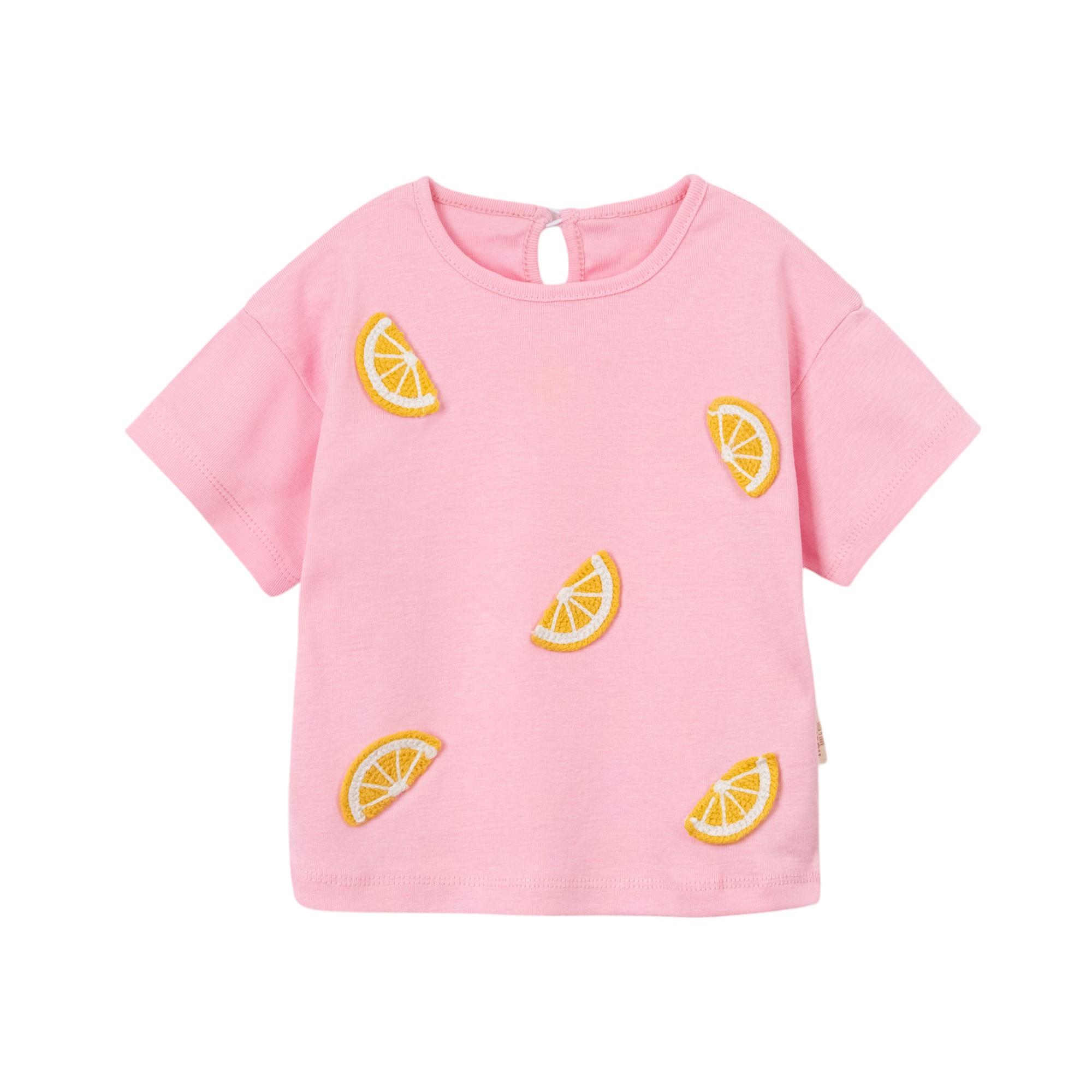 Limon Şort Etekli Kız Bebek İkili Takım