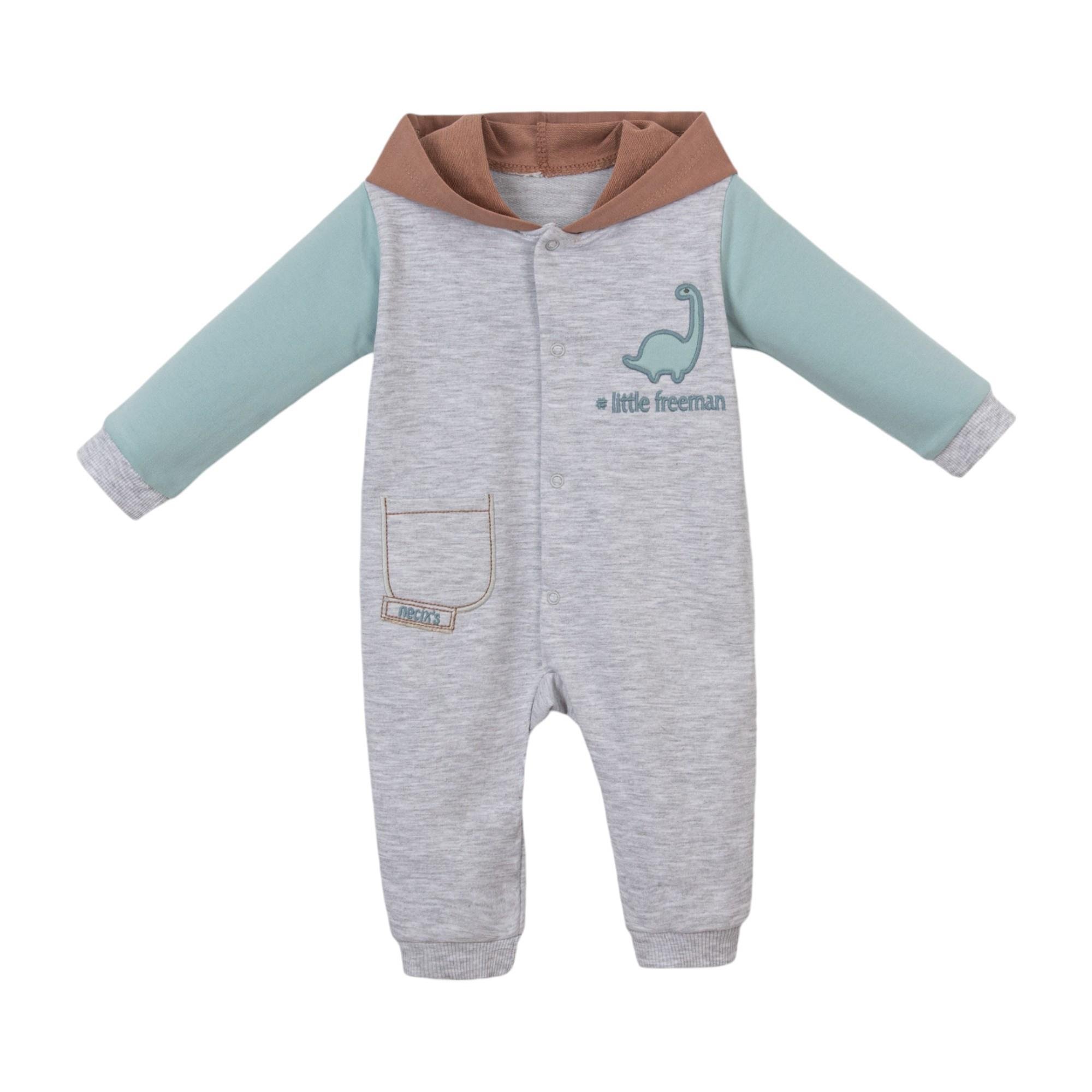 Little Freman Figürlü Erkek Bebek Tulum