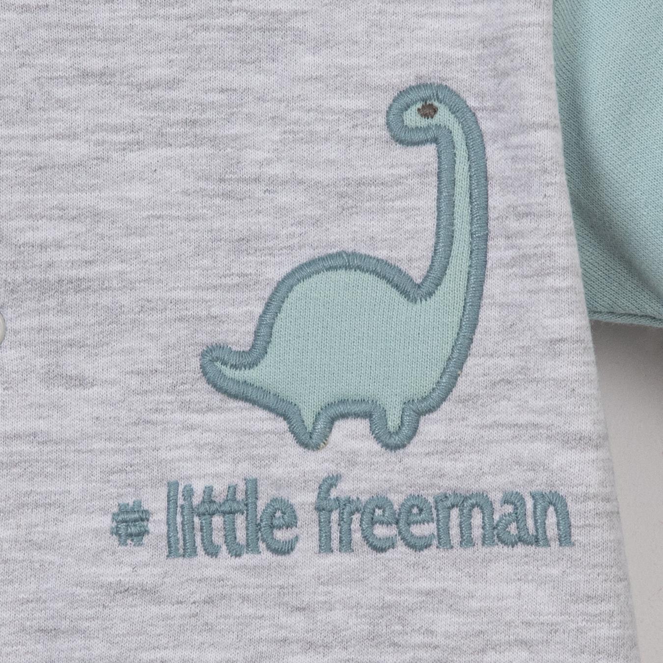 Little Freman Figürlü Erkek Bebek Tulum