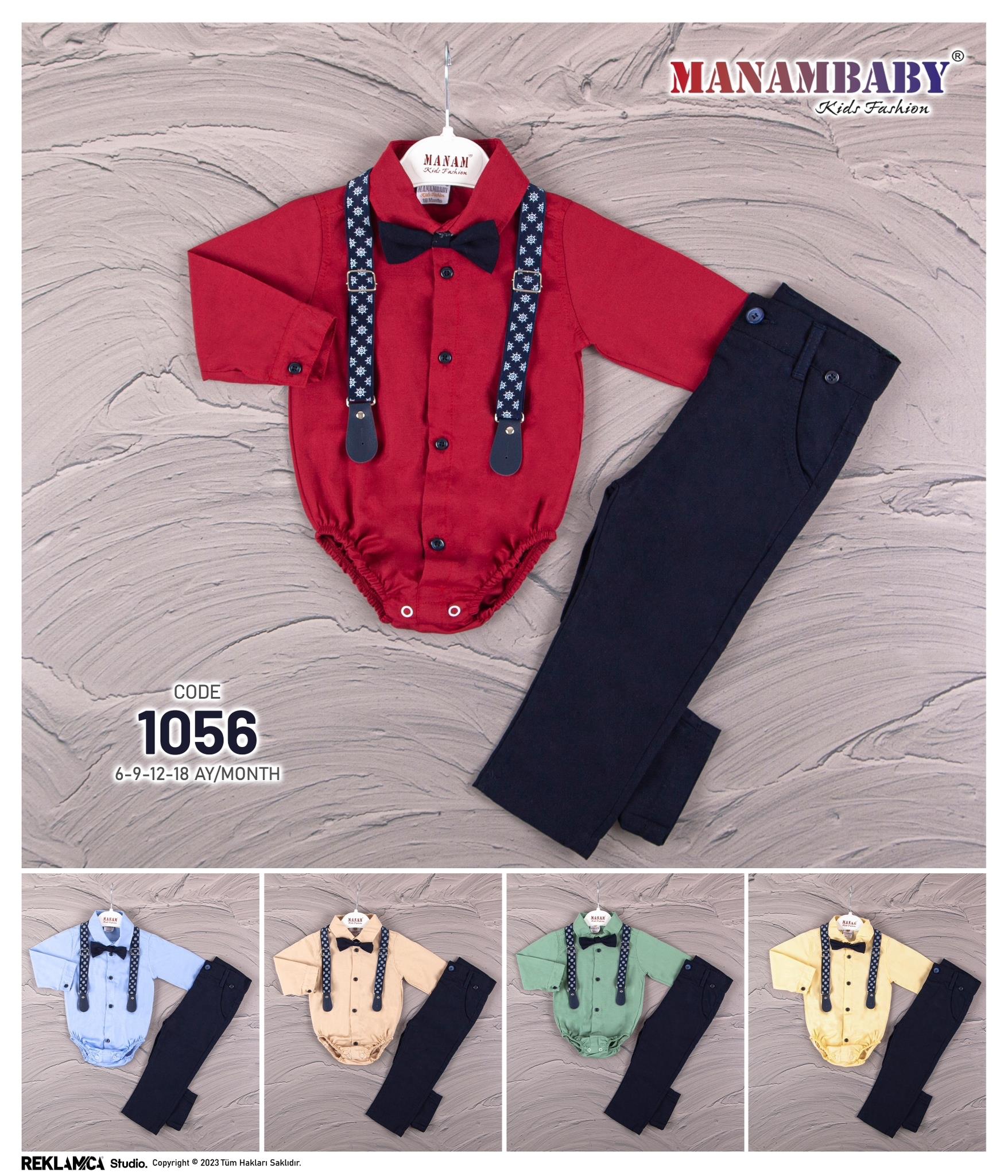MANAM BABY SALOPET TULUMLU 2 Lİ TAKIM 6-24 AY