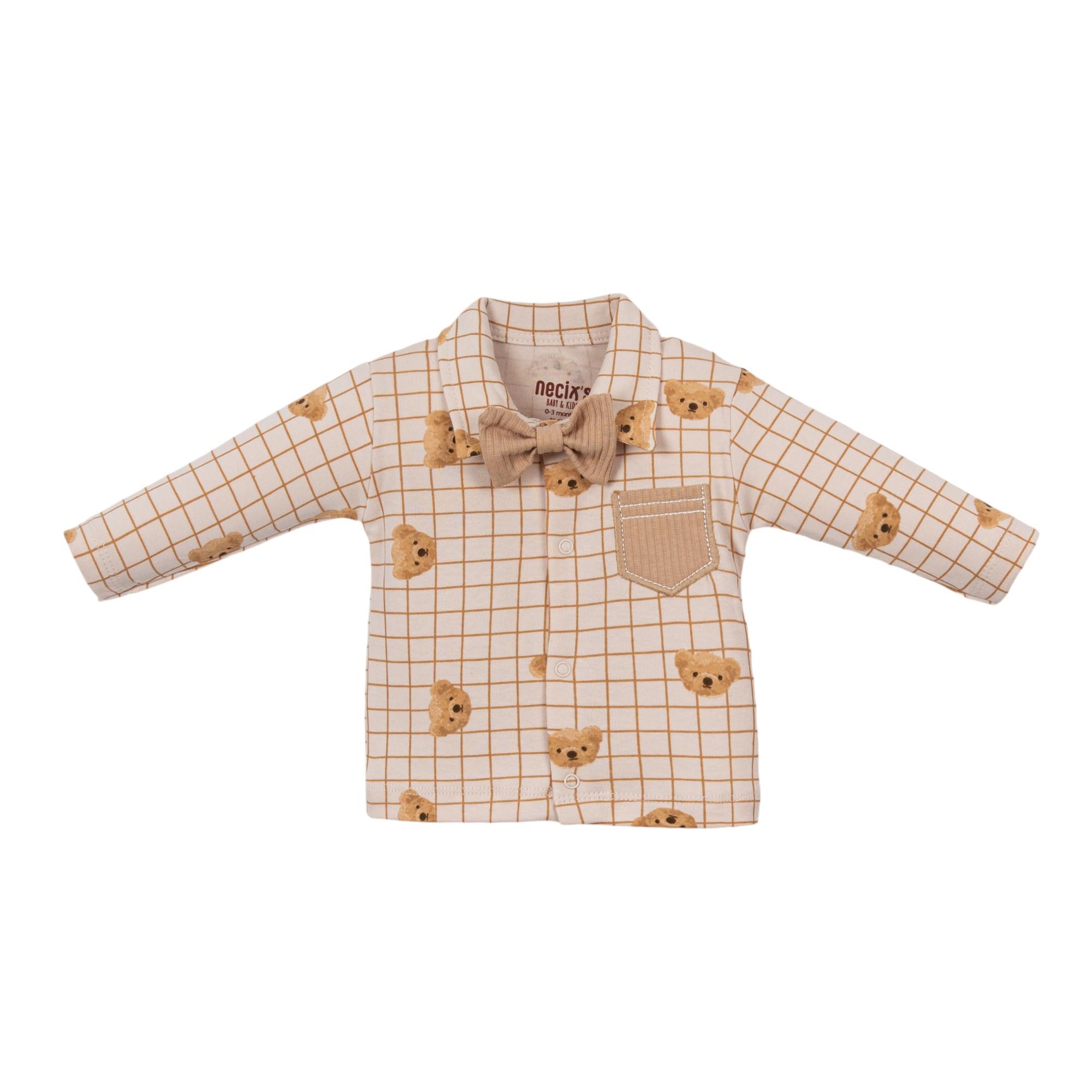 Mavi Özgün Erkek Bebek Hastane Çıkışı Beşli Set