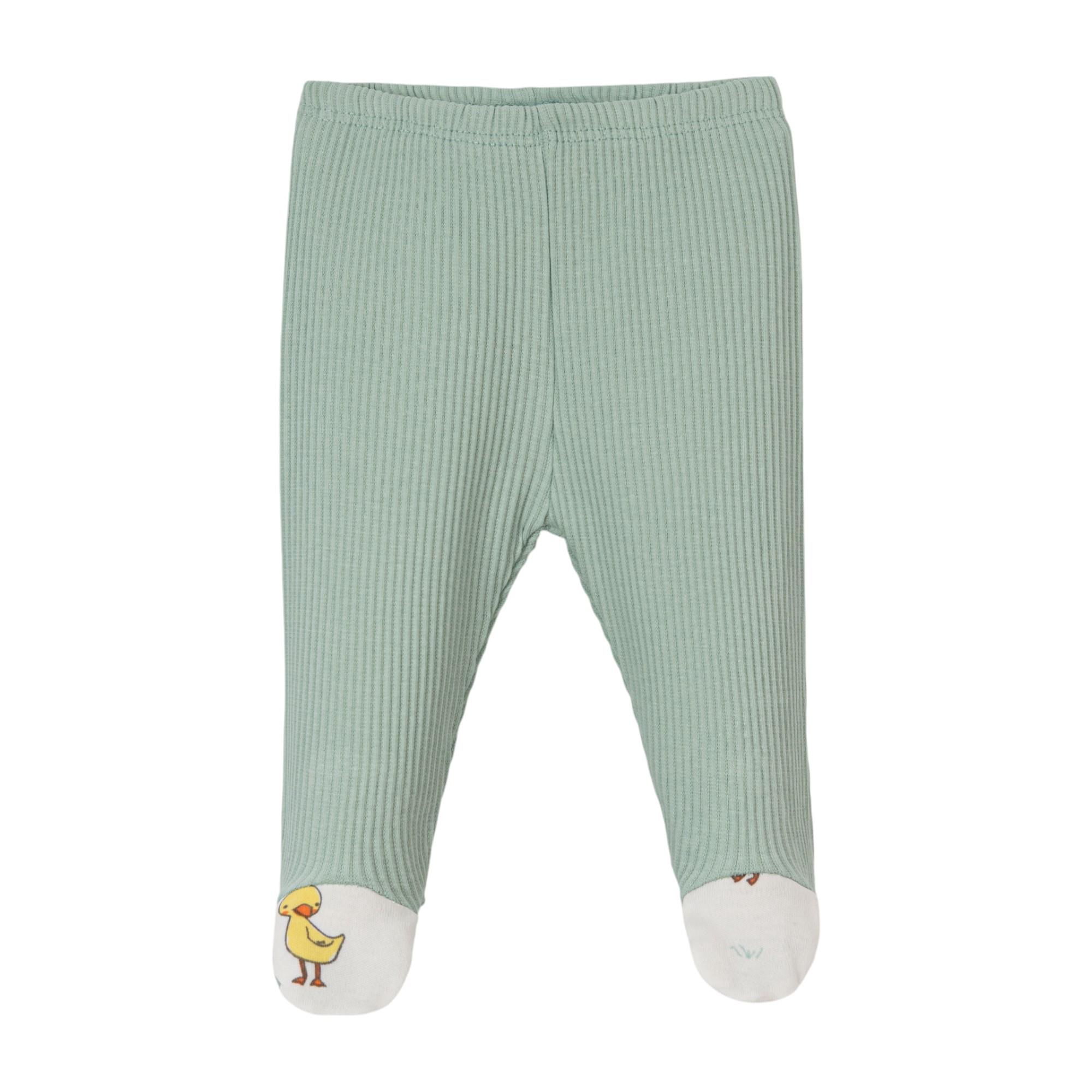 Mercan Ördek Desenli Hastane Çıkışı Beşli Set