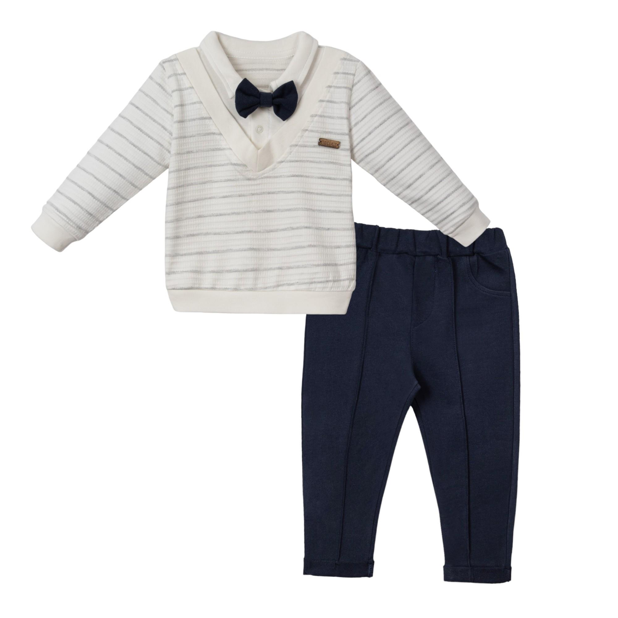 Mersin Süveterli Erkek Bebek İkili Takım