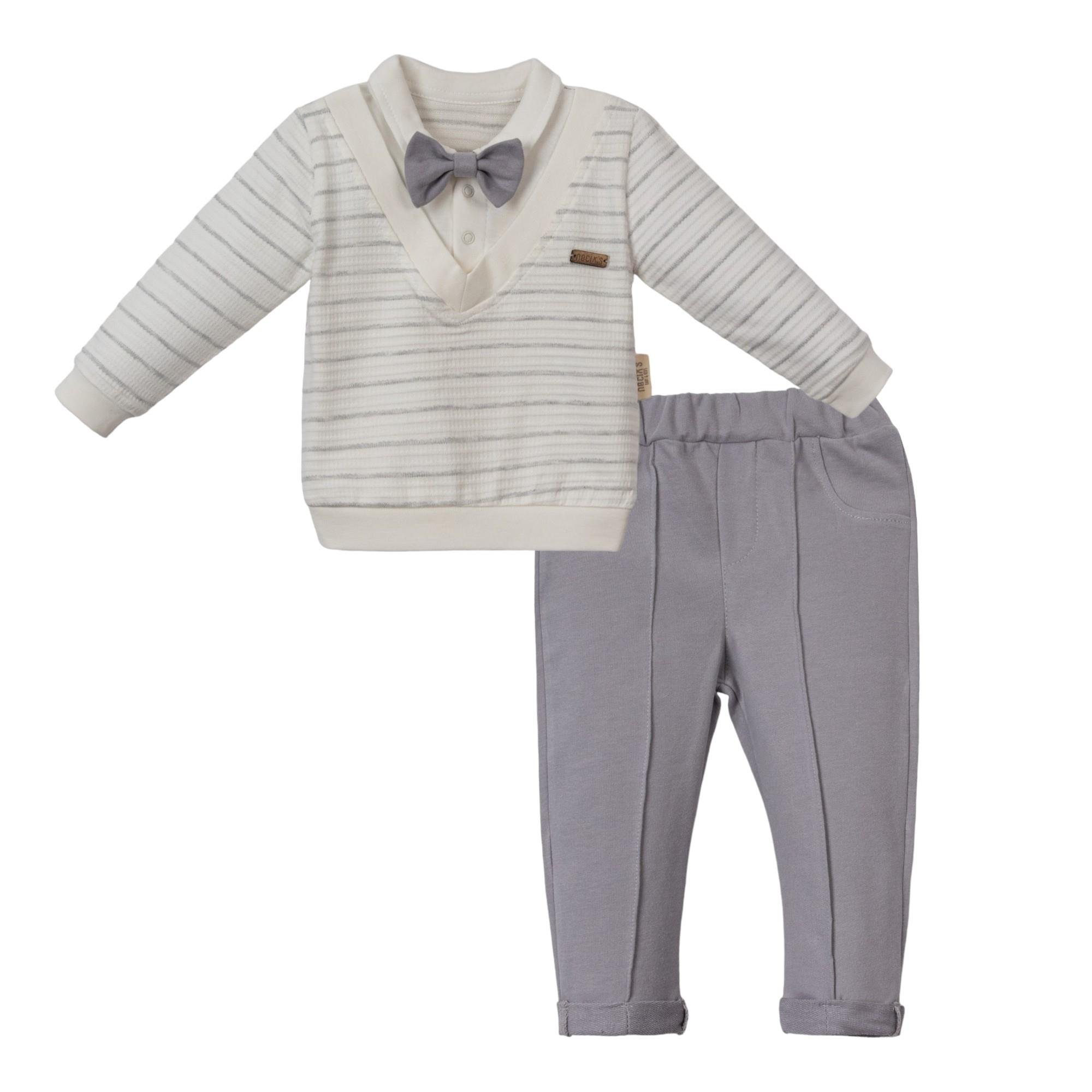 Mersin Süveterli Erkek Bebek İkili Takım