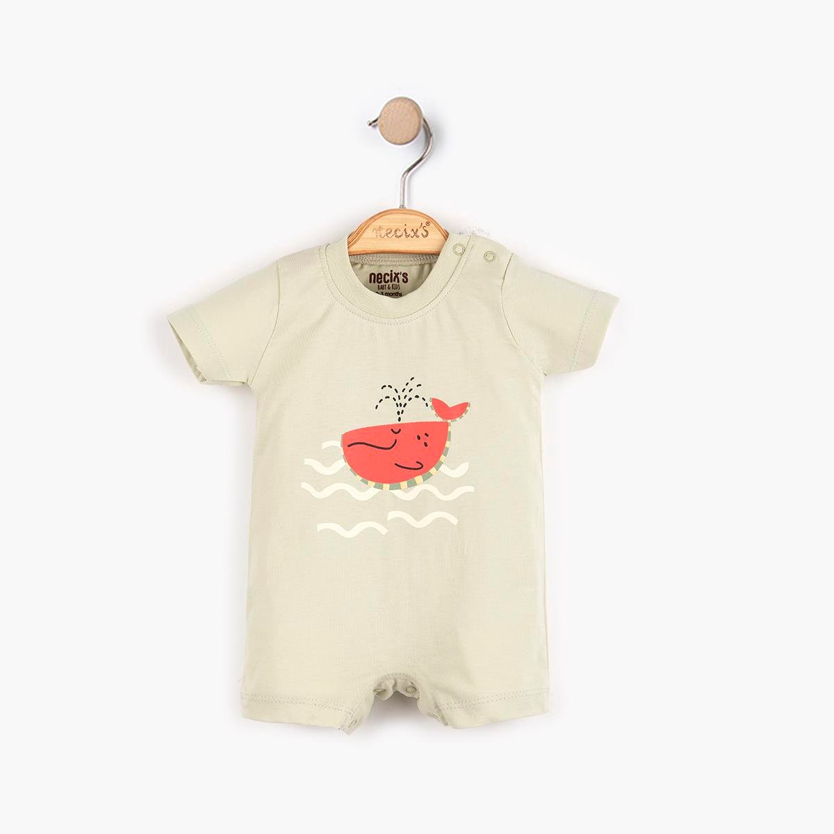 Meyve Temalı Erkek Bebek Tek Boy Tulum