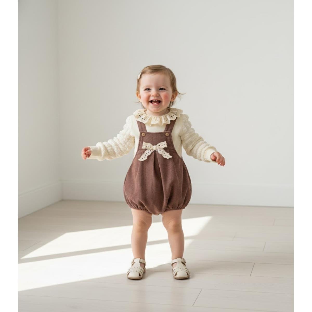 MİNİ CAYZEN BELLA LACE KIZ ROMPER