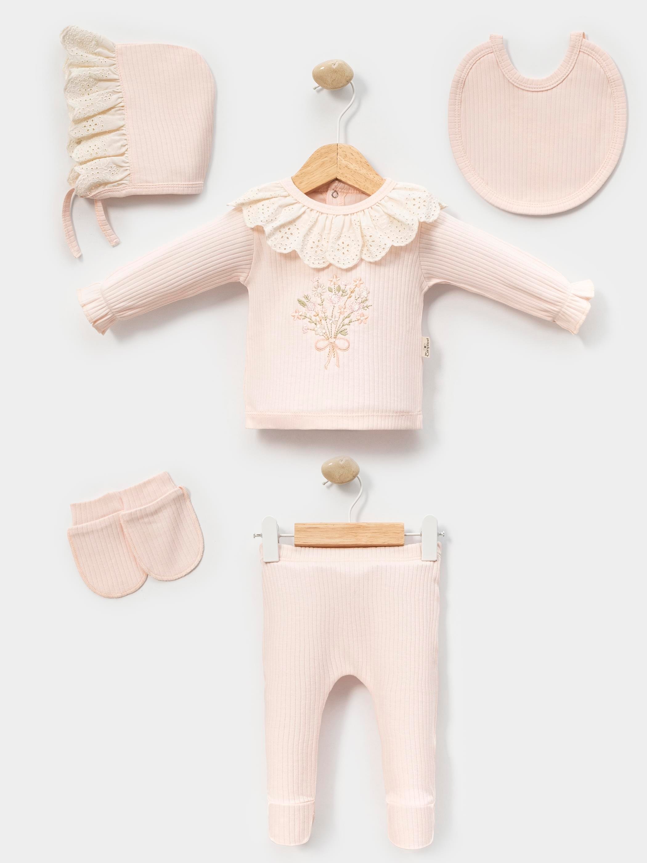 MİNİ CAYZEN ÇİÇEK BUKETİ 5 Lİ HASTANE ÇIKIŞ SETİ