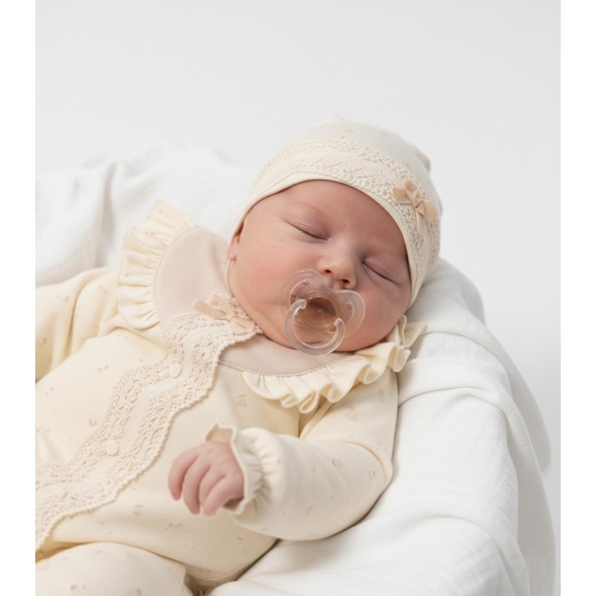 MİNİ CAYZEN ÇITIR ÇİÇEKLİ TULUM KIZ BEBEK