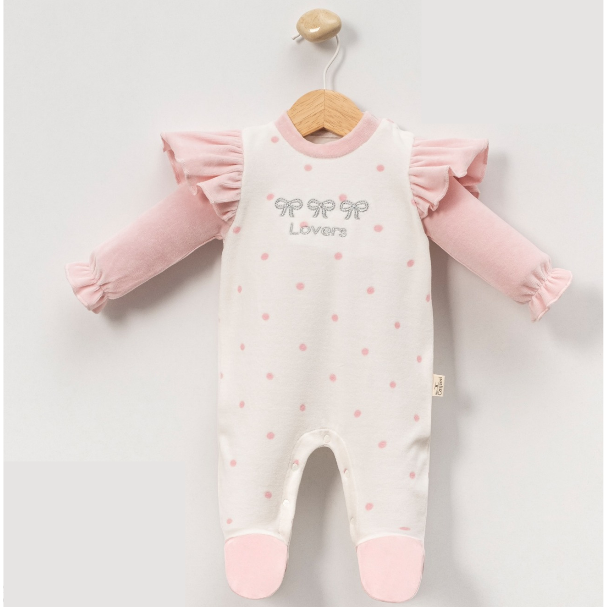 MİNİ CAYZEN KADİFE KIZ  BEBEK TULUM