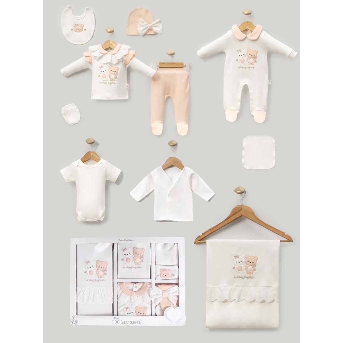 MİNİ CAYZEN KARDEŞ AYICIKLI UNİSEX 10 LU HASTANE ÇIKIŞI