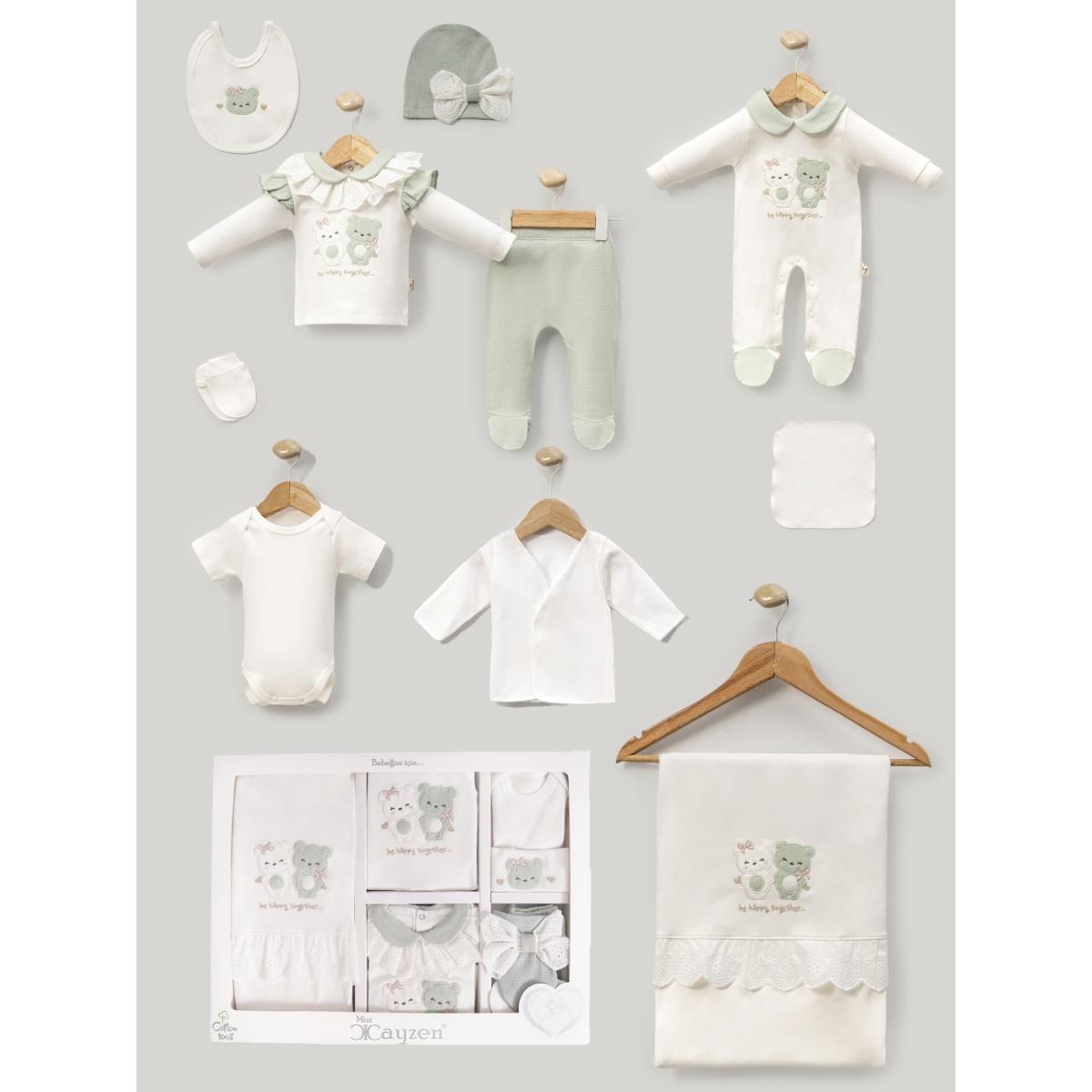 MİNİ CAYZEN KARDEŞ AYICIKLI UNİSEX 10 LU HASTANE ÇIKIŞI