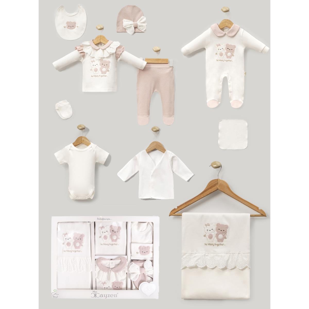 MİNİ CAYZEN KARDEŞ AYICIKLI UNİSEX 10 LU HASTANE ÇIKIŞI