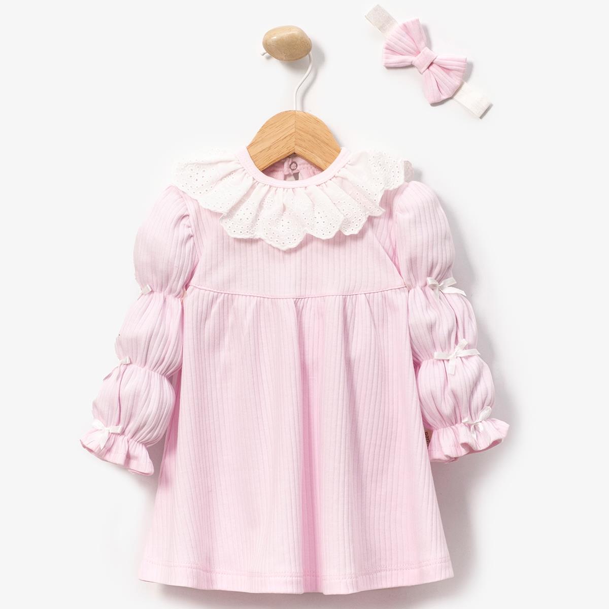 MİNİ CAYZEN KIZ 9/18 AY 3 FİYONKLU ELBİSE