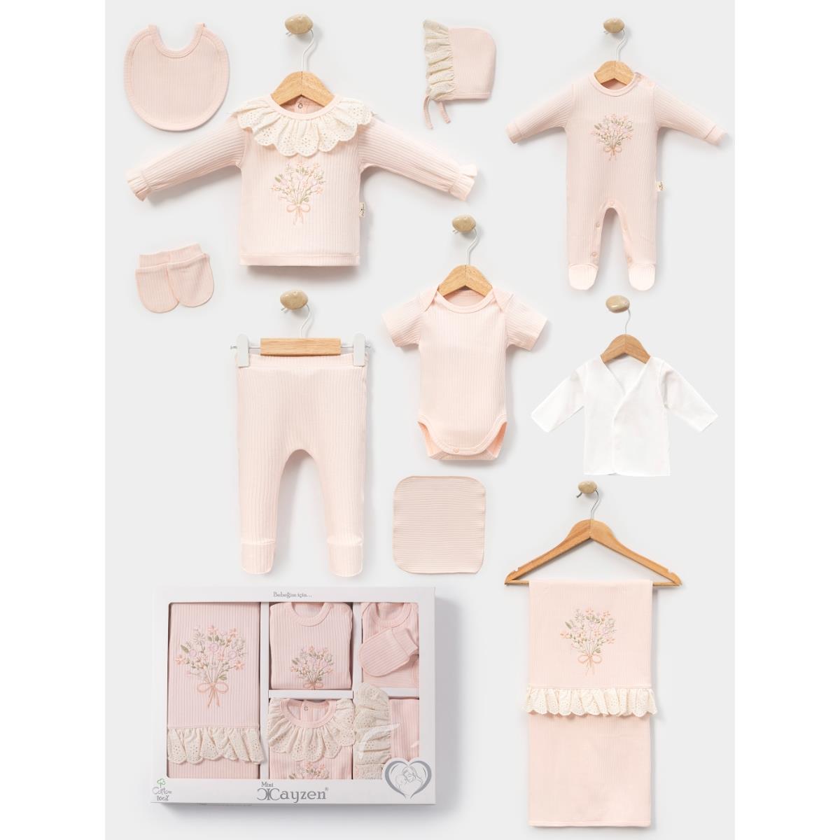 MİNİ CAYZEN KIZ BEBEK 10 LU HASTANE ÇIKIŞ SETİ