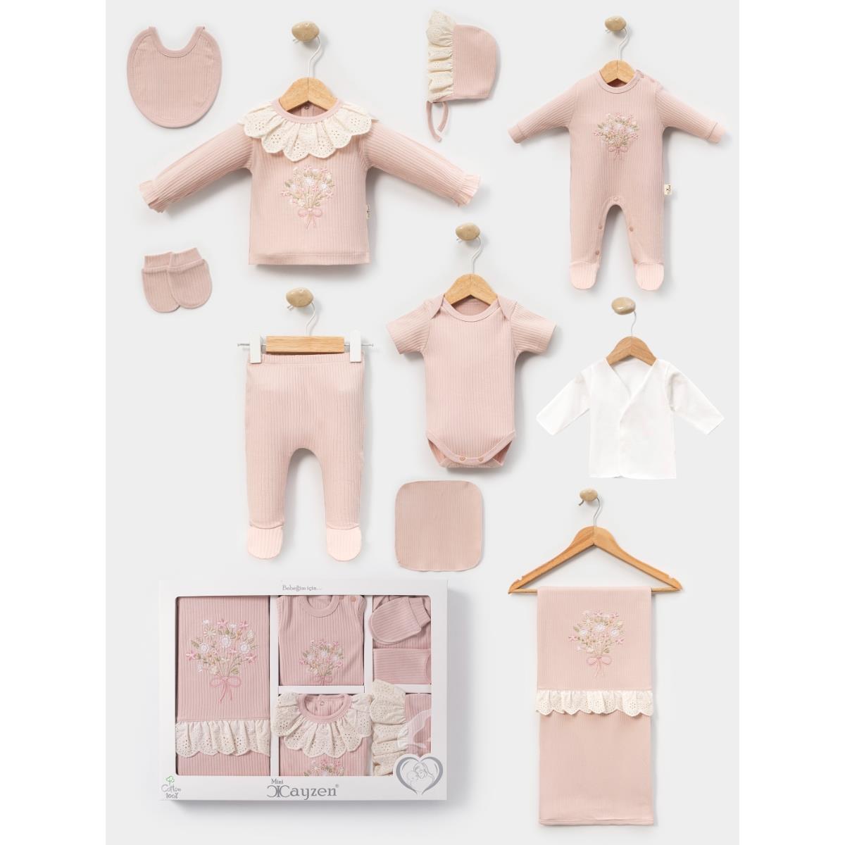 MİNİ CAYZEN KIZ BEBEK 10 LU HASTANE ÇIKIŞ SETİ