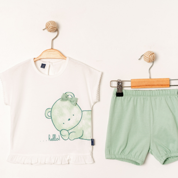 MİNİ WORLD BASKILI ŞORTLU TAKIM 6-24 AY