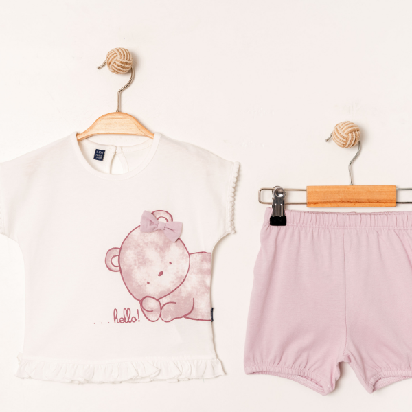 MİNİ WORLD BASKILI ŞORTLU TAKIM 6-24 AY