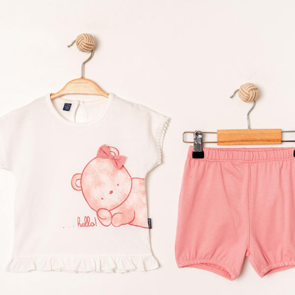 MİNİ WORLD BASKILI ŞORTLU TAKIM 6-24 AY