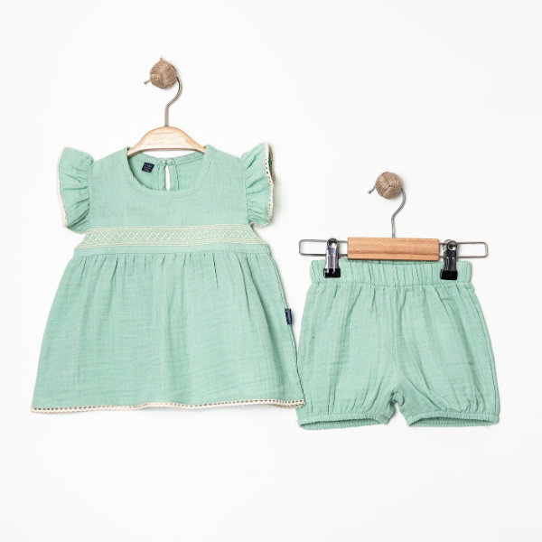 MİNİ WORLD NAKIŞLI MÜSLİN TAKIM 6-24 AY