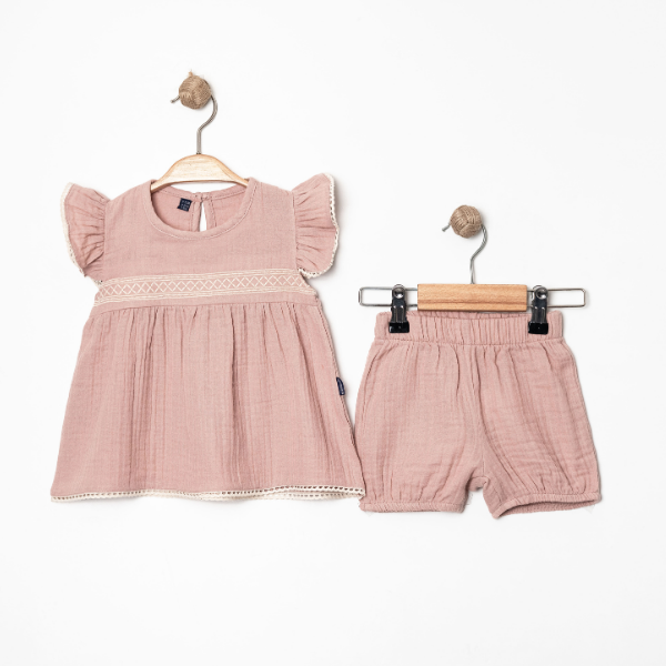 MİNİ WORLD NAKIŞLI MÜSLİN TAKIM 6-24 AY