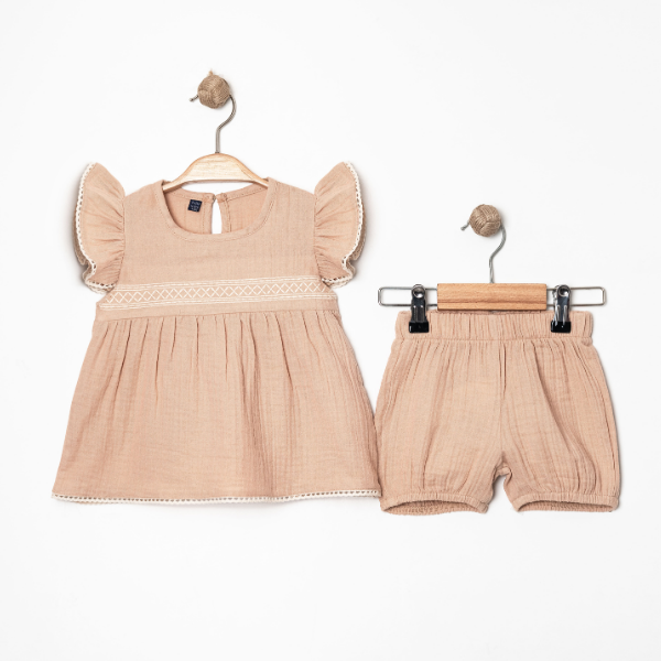 MİNİ WORLD NAKIŞLI MÜSLİN TAKIM 6-24 AY