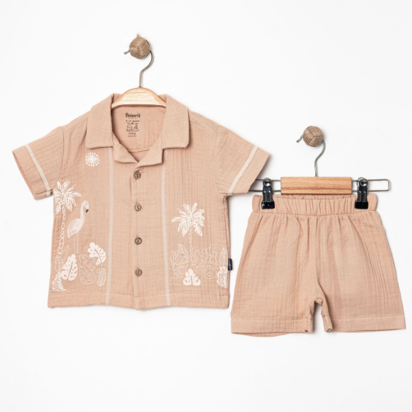 MİNİ WORLD SUMMER TİME GÖMLEKLİ TAKIM 6-24 AY