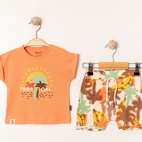 MİNİ WORLD TROPİKAL ŞORTLU TAKIM 6-24 AY